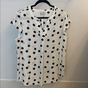 Polka dot blouse